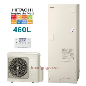 Máy tạo nước nóng trung tâm Heatpump HITACHI -460 lít new